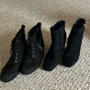 Size 9 black boots